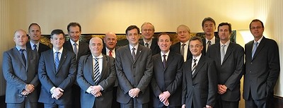 在日フランス商工会議所役員　中央デルマス氏
